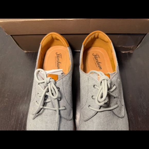 Florsheim Highland Canvas Plain Toe Oxford Grey Canvas/White Sole Mens 13M main image 16